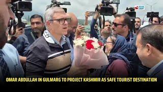 Omar Abdullah in Gulmarg to project Kashmir as safe tourist destination | JK News Today
