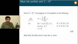 Data-driven distributionally robust optimization with MOSEK