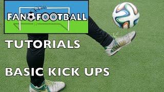 How To Do Kick Ups (Keepy Uppies) - Basic Football Skills Tutorial