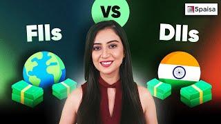 FIIs VS DIIs | How Domestic and Foreign Institutional Investors Impact The Market!