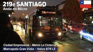 Bus 219e SANTIAGO SUPER EXPRESO, bus trip Marcopolo Gran Viale - Volvo B7R LE