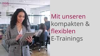 Die neuen E-Trainings der DGQ