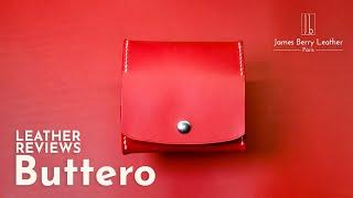 Reviewing Buttero leather by Conceria Walpier - Red