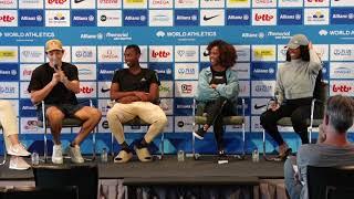 Press conference: Fraser-Pryce challenges Duplantis to sprint duel