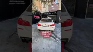 BMW F10 520i | Sport Mode | Burble Exhaust Tune | RSA Motorsports Tune | #shorts