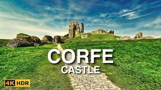 Discover the History of Corfe Castle | 4K 60fps HDR English Countryside Walk Tour