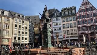 Römerberg || The Fountain of Justice || Römer City Hall