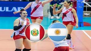 PERU VS ARGENTINA EN VIVO - SUDAMERICANO DE VOLEY FEMENINO - BRASIL 2023