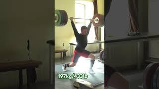Revaz Davitadze -89kg, 197kg C&J #cleanandjerk #weightlifting #strength