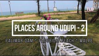 Ep 2 Places around Udupi | Palimar Dam | Blue Flag beach | Bahadurgad Fort | Kannada Vlog