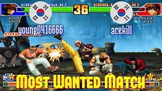 FT5 @kof98: young0416666 (KR) vs acekill (KR) [King of Fighters 98 Fightcade] May 7