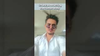 Offences Affecting the Human Body, Know your rights ️ | Legal, Law, Lawyer, Vakeel #shorts #short