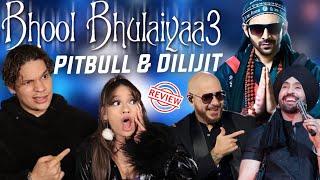 What in the Indian Latin Song is this!? Latinos React to Bhool Bhulaiyaa 3 Song ft Pitbull, Diljit