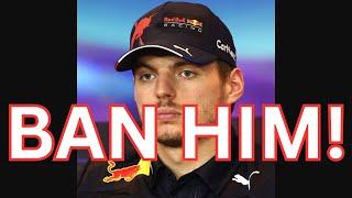 BAN MAX VERSTAPPEN! = A DANGER TO HIS FELLOW MAN #lewishamilton #landonorris #formula1 #F1 #mexico