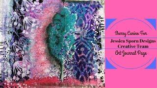 Spring Art Journal Page - Creative Team Thursday with Sherry Canino