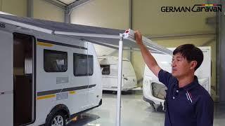 [사용법] 카라반/캠핑카 피암마 어닝 펼치기 |  Caravan/Motorhome Fiamma F45s open the awning Manual