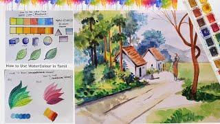 Easy and simple painting ideas for beginners /watercolor painting ideas