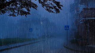 Sleep Hypnosis to Falling Asleep Immediately in Minutes - Heavy Rainstorm & Thunder Sounds at Night