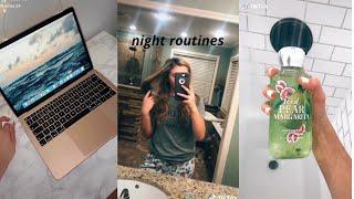 night routine tik tok compilation 