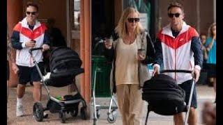 I'm A Celeb host Ant McPartlin and his wife Anne-Marie Corbett step out with son Wilder, 7 months,