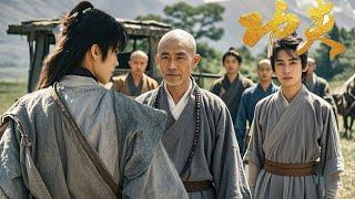 Kung Fu Movie! The lad, despised by the highly-skilled old abbot, has superior martial arts skills!