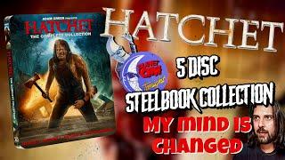 The HATCHET 5 Disc Blu Ray Steelbook Collection Suprised Me | Planet CHH