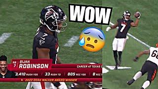 Bijan Robinson ONE HAND First Game in the NFL [NFL Preseason Week 2] Falcons vs Bengals NFL DEBUT!