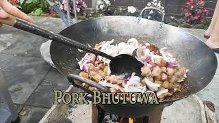 Pork Bhutuwa  Cooked In Fire  Wood uk