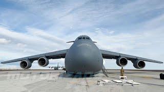 The Largest Aircraft in the US Air Force C-5M Super Galaxy in Action