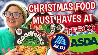 ** CHRISTMAS FOOD MUST HAVES ** | BIG Food HAUL at ALDI, ASDA & TESCO | Shop with ME