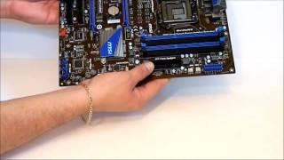 MSI P67A-GD65 Motherboard Unboxing and Overview