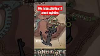 POV: Italy learns about logistics and supply (HOI4)