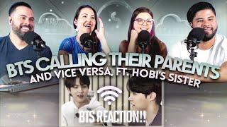 "BTS calling their parents on camera and vice versa" Reaction - We love this   | Couples React