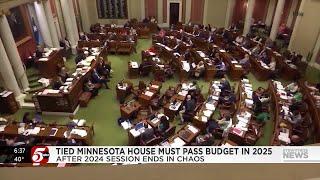 Minnesota House must pass budget in 2025 after 2024 session ends in chaos