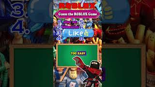 Roblox Guess the Game Part 1 #gamequiz #quiz #robloxgames #shortquiz #trendingquiz