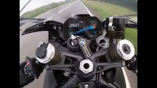 BMW motorcycle doing 308km/h overtaken by a Mclaren in illegal race on N3 freeway