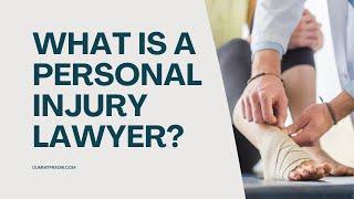 What is Personal Injury law?