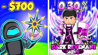 Spending 350 Wishes To Obtain The Shiny Dark Sovereign In Roblox Anime Defenders