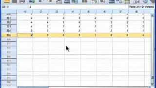 Factor Analysis - SPSS (part 1)