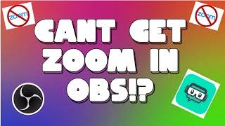 Easy Fix: How to fix blank Zoom screen in OBS