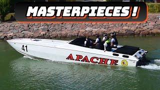 The Most Unique Powerboats in Europe. Insane Loud V8 Sounds