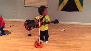 Instagram: @myles_kingston_sadler Crazy Baldheads by Bob Marley sang by Myles Kingston age 2