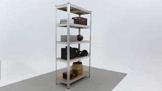 SONGMICS  Heavy Duty Shelving Assembly Guide Video GLR40SV UK