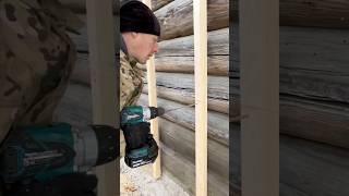 УТЕПЛЕНИЕ ДОМА ИЗ БРЕВНА/Insulation Of An Old Log House #утеплениедома  #insulation #denismontaj