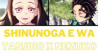 Tanjiro x Nezuko(Akari Kito) - Shinunoga E Wa (AI COVER) (LYRICS)