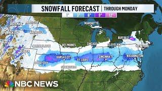 LIVE: Winter storm tracker | NBC News