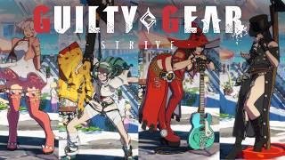 Guilty Gear Strive - All Characters Taunts + ZOOMED In