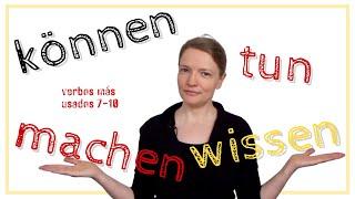 Los 10 verbos más usados en ALEMÁN | #7-10: PODER, HACER y SABER