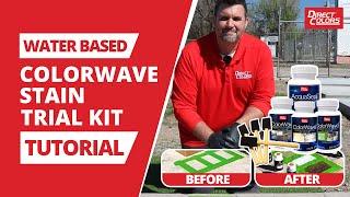 DIY ColorWave® Stain Trial Kit Tutorial | Transform Your Space with Direct Colors