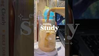 ASMR Study With Me | Evening Study Vlog #aesthetic #study #studyvlog #studyinspiration